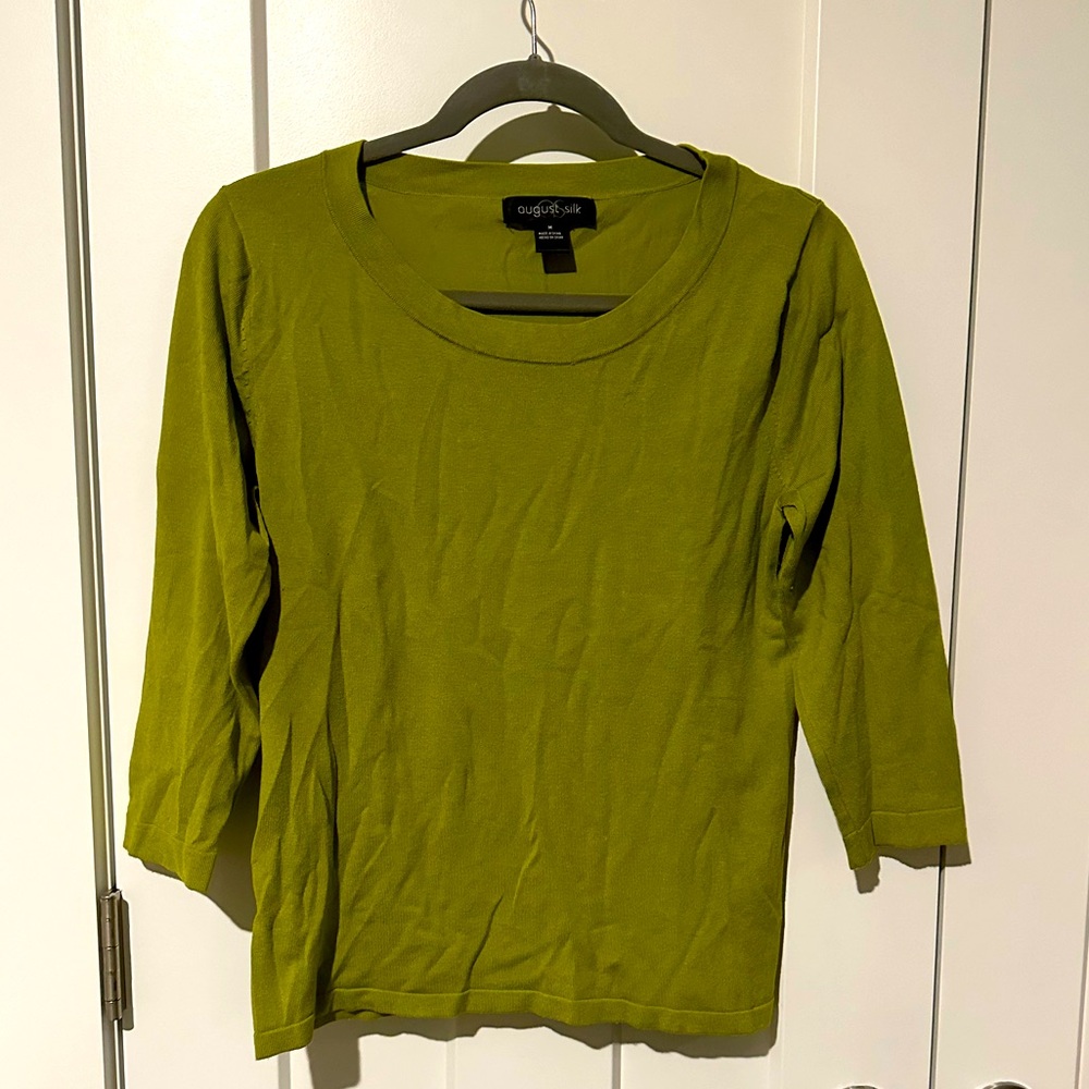Women’s Olive Green Sweater Sz M